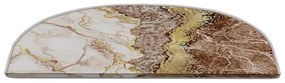 Covorașe pentru scări crem-maro deschis 16 buc. 20x65 cm Golden Marble – Vitaus