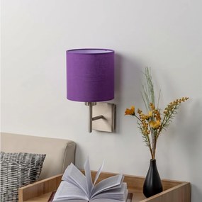 BRILAGI - Aplică de perete LED NUBILA 1xE27/60W/230V crom mat/mov