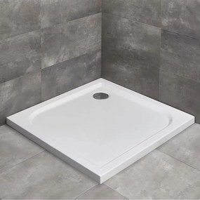 Cadita dus acril patrata Radaway Delos C 90x90 cm alb