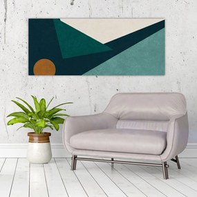 Tablou - Abstract cubic (120x50 cm)