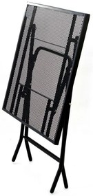 Masă metalică de grădină ZWMT-70F - 72 cm, pliabilă