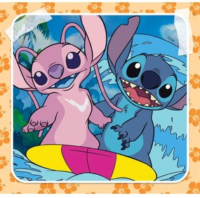 Disney Lilo și Stitch Music Cântând la chitară puzzle 3x48 pcs Clementoni