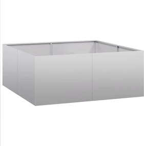 vidaXL Jardinieră 100x100x40 cm oțel galvanizat