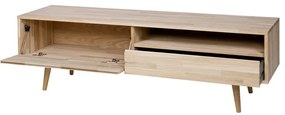 Comodă TV din lemn de stejar WOOOD Tygo