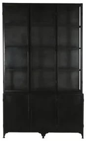 Vitrina, neagra, din metal, Eclipse