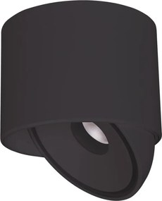 Spot LED Aplicat Directionabil Design Modern, Zeus 10w negru