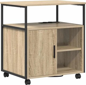 vidaXL Cabinet cu Stație de Încărcare Stejar Sonoma 61 x 46 x 67 cm