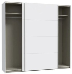 Dulap cu oglindă KARO 220x210 cm, alb