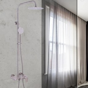 Coloană Duș din Inox Satinat Model N/LY001 – Design Modern și Durabil pentru Baia Ta