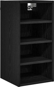 vidaXL Dulap suspendat Stejar negru 30 x 29,5 x 60 cm Lemn compozit