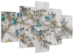 Tablou - Pe creangă - abstract (150x105 cm)