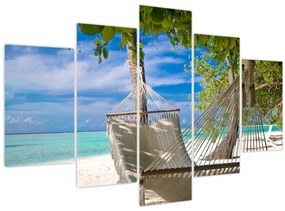 Tablou - Hamac pe plajă (150x105 cm)