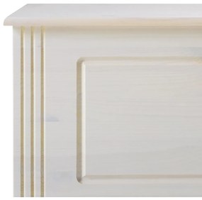 Cufăr alb din lemn de pin 80x45 cm Anita – Støraa