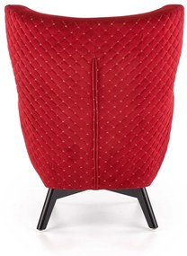Fotoliu tapitat Marvel Velvet visiniu – H103 cm