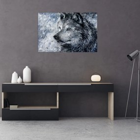 Tablou - Lupul din desene animate (90x60 cm)