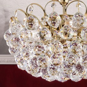 Lustra cristal Asfour, KRISTALL KLASSISCH auriu 40cm
