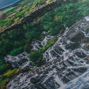 Tablou cu cascade în natură (120x50 cm)