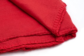 Patura fleece rosu Dimensiune: 150 x 200 cm