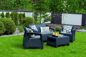 Set de grădină CORFU, antracit