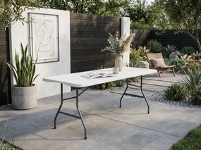 Masa catering CATERON 70x180 cm, albă