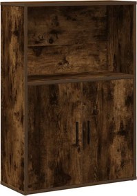 vidaXL Bibliotecă, stejar fumuriu, 60x24x85 cm, lemn prelucrat