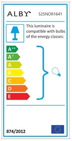 Lustră neagră cu abajur din metal ø 41 cm Berceste – Opviq lights