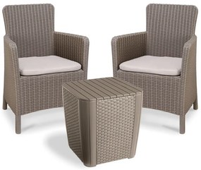 Set de mobilier de grădină Trenton Balcon cappuccino