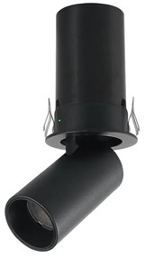 Spot LED 3000K incastrabil GARDA Mini 3,5cm negru