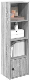 vidaXL Bibliotecă, gri sonoma, 31x24x102 cm, lemn prelucrat