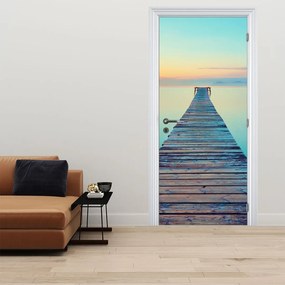Fototapet pentru ușă - Ponton la infinit (95x205cm)