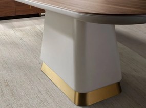 Masa deosebita design LUX Walnut-Bej 200x95cm