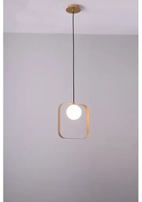 Lustră pe cablu TULA 1xG9/28W/230V aurie unghiulară