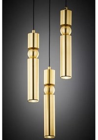 Lustră pe cablu Jupiter 2019 ALAS 3xGU10/10W/230V auriu