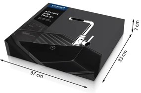 Concept BDG4527DG - Baterie pentru chiuvetă cu pulverizator extractibil, 26,9 cm, granit/gri închis