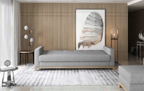 Canapea extensibila SELENE gri cu 3 locuri