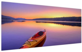 Tablou - Kayak pe lac (120x50 cm)