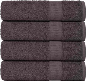 vidaXL Prosoape de mâini, FROGN, 4 buc., antracit, 50x100 cm, 360 g/m²