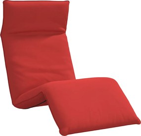 vidaXL Șezlong pliabil, roșu, 175x54x8,5 cm, țesătură Oxford