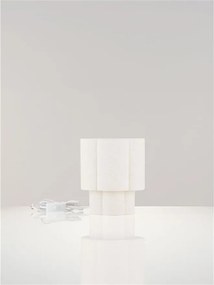 Veioza, Lampa de masa cu abajur bej BLOOSY