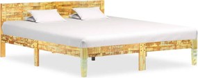 vidaXL Cadru de pat, 180 x 200 cm, lemn masiv reciclat