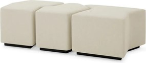 Set de 3 tabureti design LUX Filbert