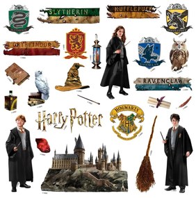 Decorațiune autoadezivă Harry Potter Hogwarts, 30x 30 cm