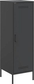 vidaXL Dulap înalt, negru, 36x39x113 cm, oțel