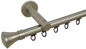 Galerie SIMPLA PRINDERE PERETE TEAVA PROFIL 19 MM -PRINCE- CROM MAT (Alege marime: 180 cm)