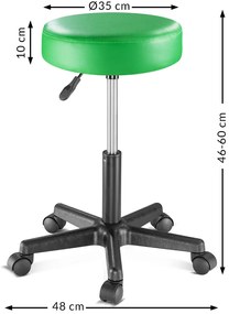 Deuba Scaun pe roți - verde