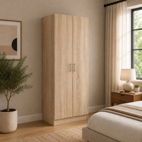 Dulap Remi, 2 Usi, Stejar Sonoma, 80 x 51 x 170 cm
