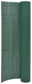 vidaXL Gard pentru grădină cu 2 fețe, verde, 110x500 cm