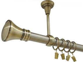 Galerie tavan simpla LUXOR STRIAT /25 - aur antic (Alege marime: 180 cm)