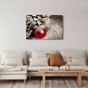 Tablou - Decorațiuni de Crăciun (90x60 cm)