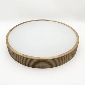 Brilagi - Plafonieră LED CARVALHO MODERN 4xE27/60W/230V stejar diam. 57,5 cm
